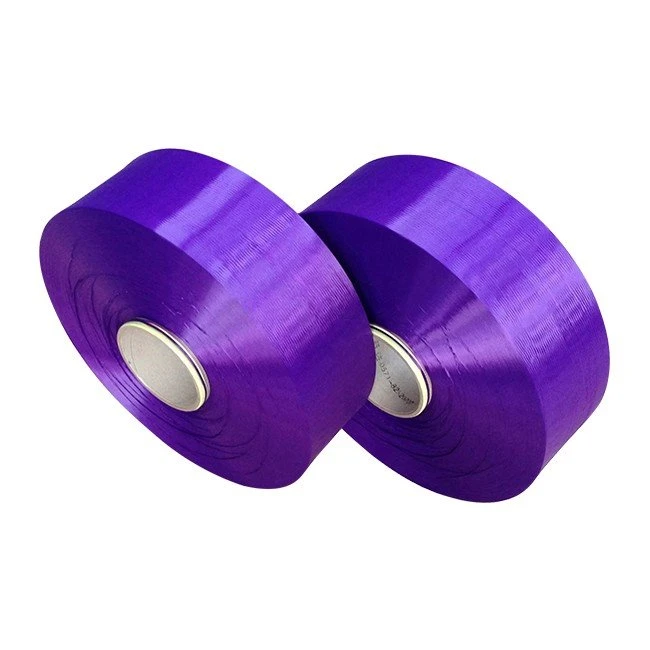 purple polyester yarn